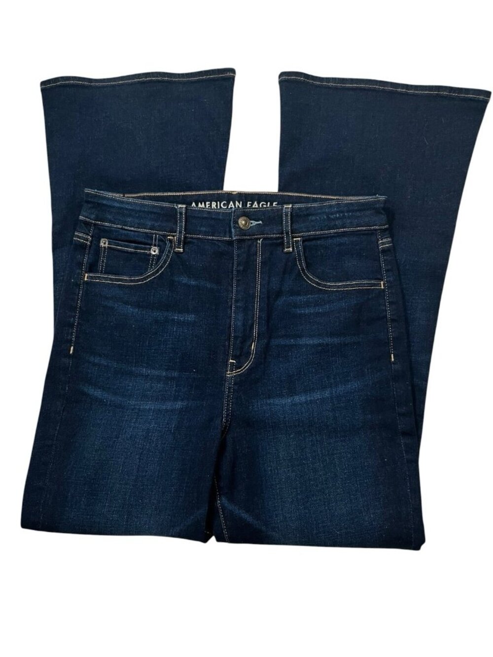 American Eagle Highest Rise Flare stretch jeans Women's 10 Short